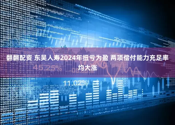 翻翻配资 东吴人寿2024年扭亏为盈 两项偿付能力充足率均大涨